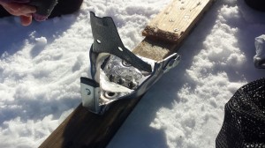 Greenland crossing expedition - broken ski 9 now binding breaks too RS